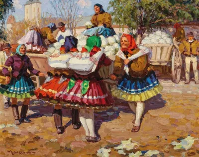 Market Day In Michalovce