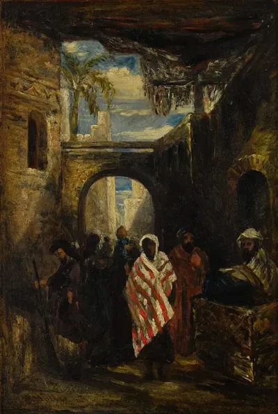 Market Scene 9