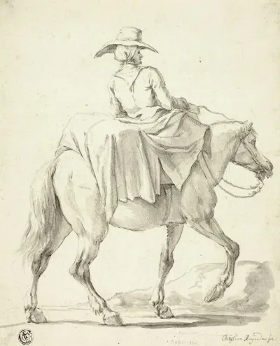 Market Woman On Horseback