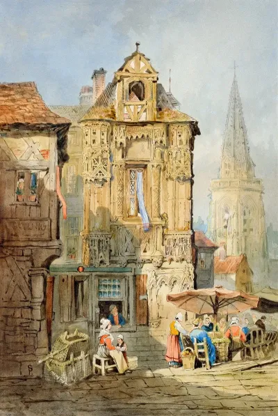 Marketplace At Bruges