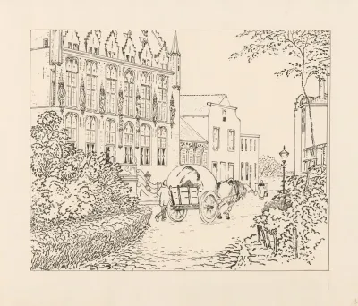 Markt En Stadhuis Te Veere