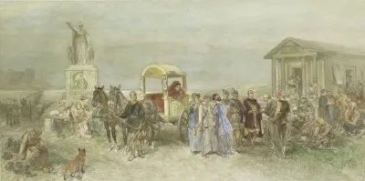 Marktplaats Met Romeinen En Batavieren