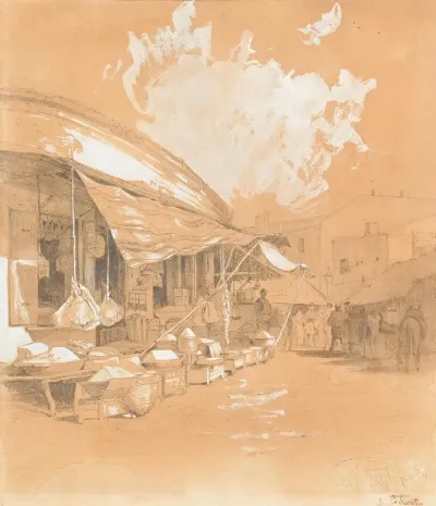 Marktszene Bukarest