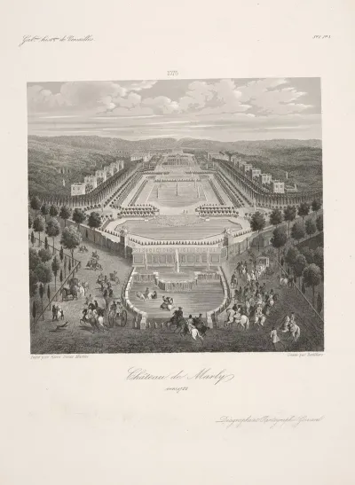 Marly Chateau Around 1722
