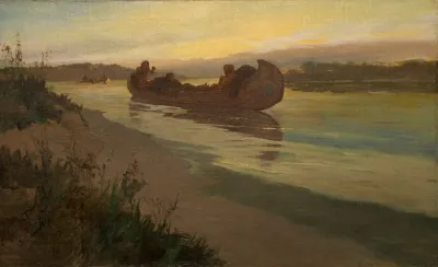 Marquette And Joliet On The Mississippi