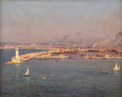 Marseille Entree Du Port De La Joliette