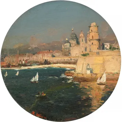 Marseille Entree Du Vieux Port