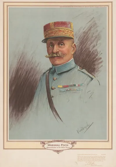 Marshal Foch Generalissimo Of The Allied Forces