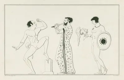 Marsyas Playing The Flute