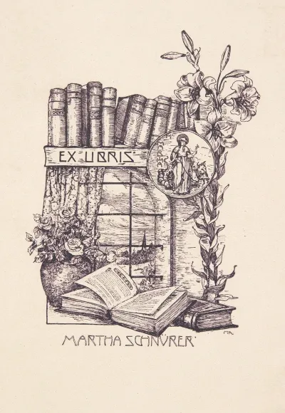 Martha Schnurer Ekslibris