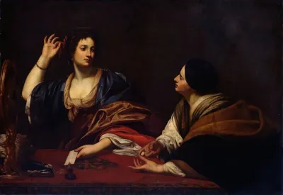 Martha Scolding Her Vain Sister Mary Magdalene