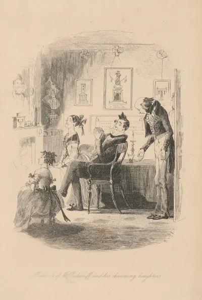 Martin Chuzzlewit Meekness Of Mr Pecksniff And His Charming Daughters