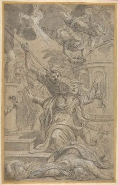 Martyrdom Of Two Female Saints