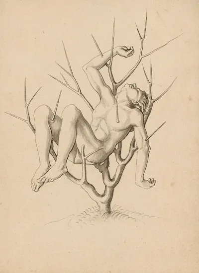 Martyrer In Dornstrauch Aufgespiesst Ii