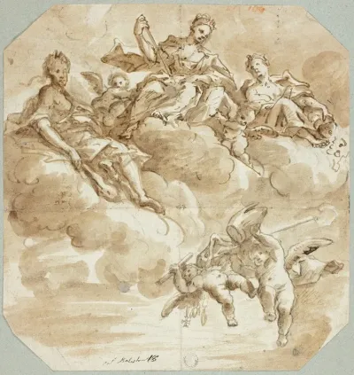 Mary As Queen Of Heaven Or Apotheosis Of Saint