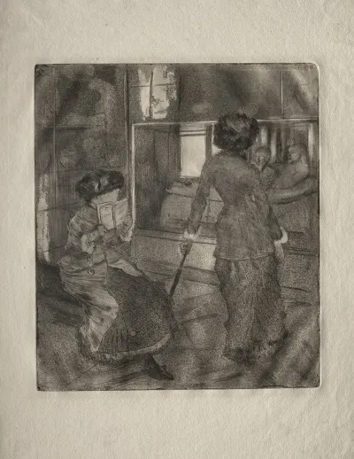 Mary Cassatt At The Louvre The Etruscan Gallery