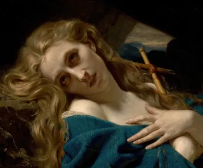 Mary Magdalene In The Cave