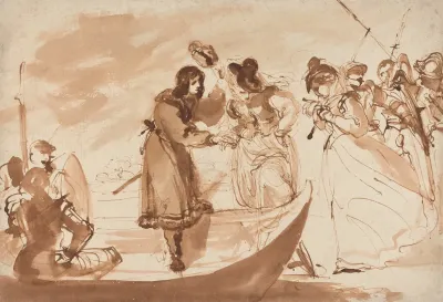 Mary Queen Of Scots Embarking