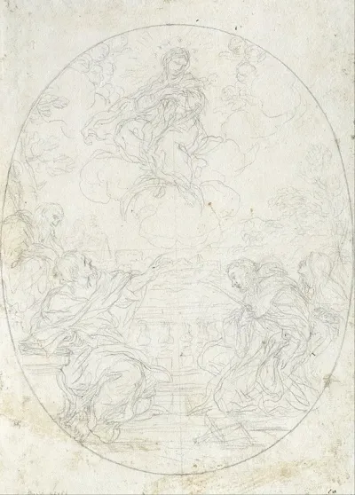 Mary The Immaculate Appears To Four Saints