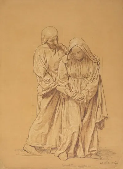 Mary With St John The Evangelist