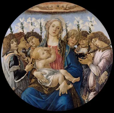 Mary With The Child And Singing Angels