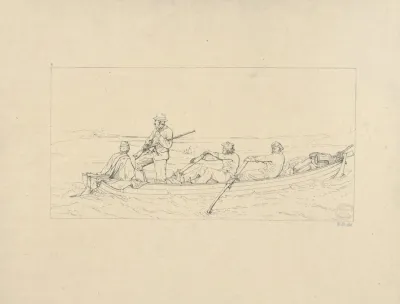 Marylanders Crossing The Potomac To Join The Southern Army