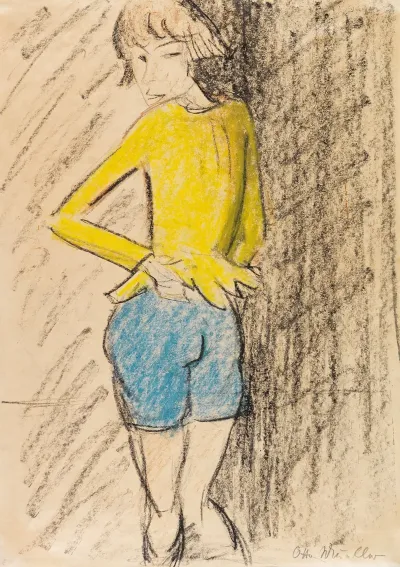 Maschka Madchen In Gelber Jacke Zirkusmadchen