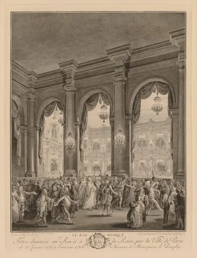 Masked Ball At The Hotel De Ville January 23 1782