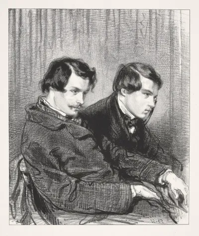 Masks And Faces Gentlemen Of Paper 1 Edmond And Jules De Goncourt