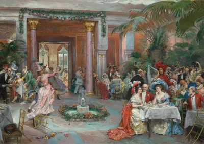 Masquerade Ball At The Ritz Hotel Paris