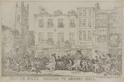 Master Billys Procession To Grocers Hall