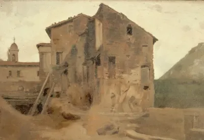 Masure Dans La Campagne De Rome