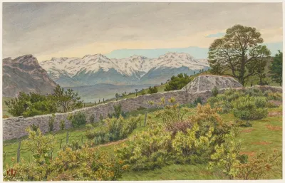Matin Gris Sur Les Alpes Barberaz