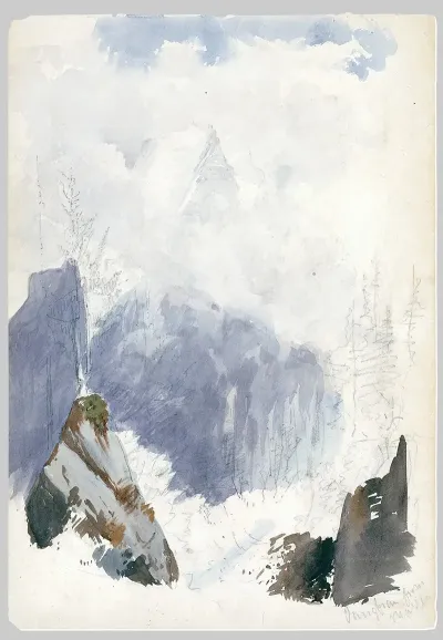Matterhorn From Zmutt Glacier Zermatt 2