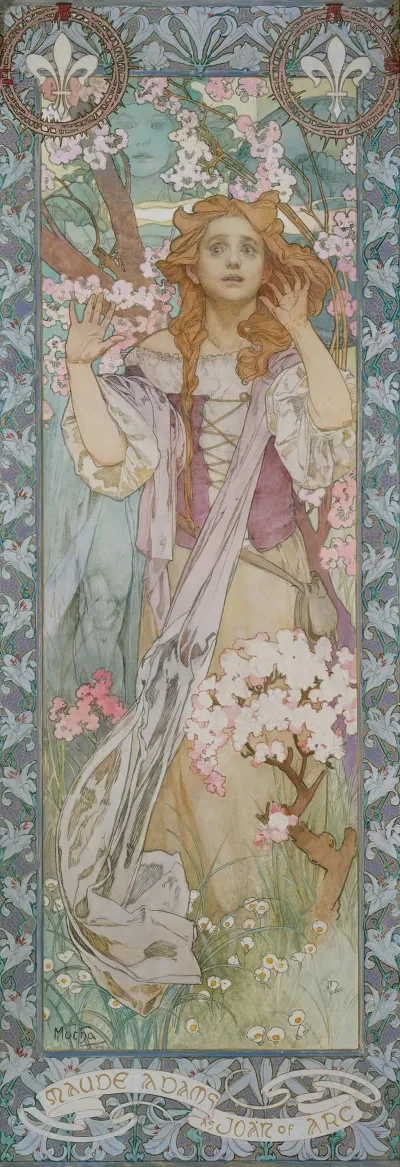 Maude Adams 1872 1953 As Joan Of Arc