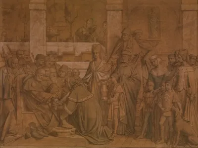 Maundy Thursday Celebrated For The First Time In The Sint Julianusgasthuis In Antwerp In 1303