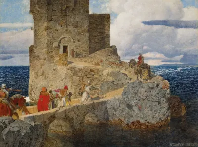 Maurenturm An Der Spanische Kuste