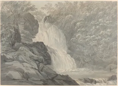 Mawddach Falls Near Dolgelly