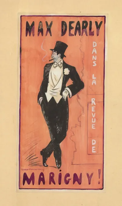 Max Dearly Dans La Revue De Marigny De Gabriel Tommory Et Maurice De Marsan