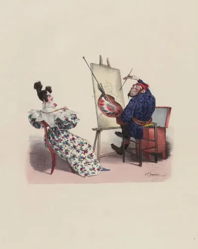Mayeux Peintre Classique