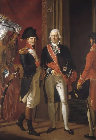 Mayor De Croeser Receives Napoleon Bonaparte In The City Hall Of Bruges 1803