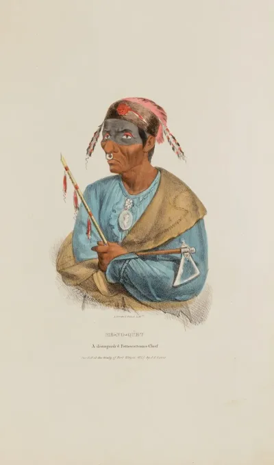 Me No Quet A Distinguished Pottowattomie Chief