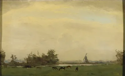 Meadow Landscape On The Spaarne