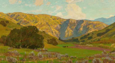 Meadow With Distant Hills