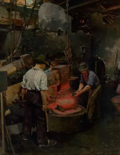 Mechanical Hammering Out Of Cauldrons