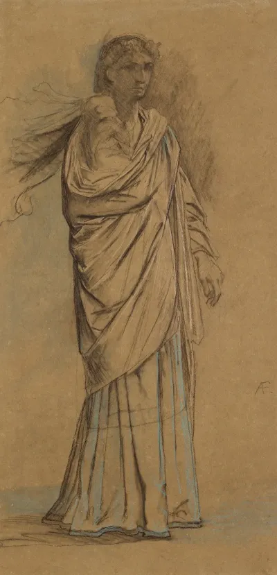 Medea With Her Younger Son Sleeping In Her Arms