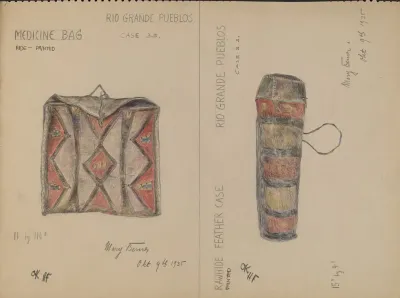 Medicine Bag And Feather Case