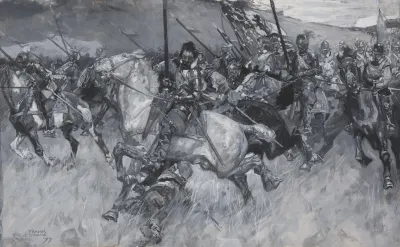 Medieval Battle Scene