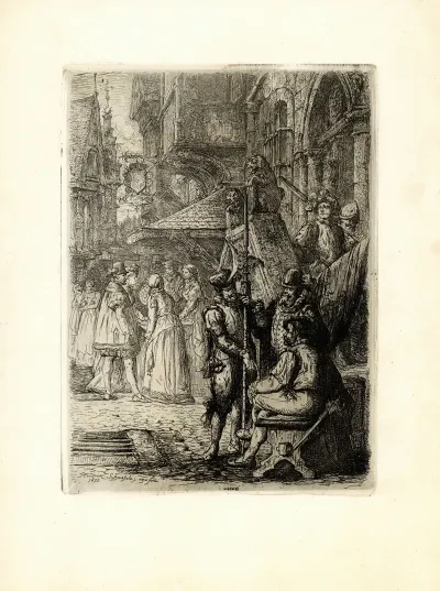Medieval Historical Street Scene
