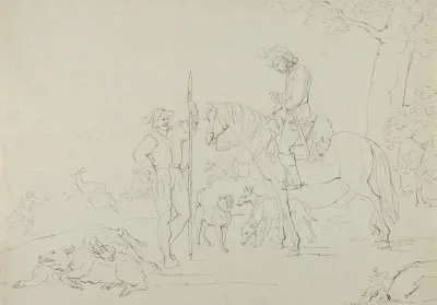 Medieval Hunting Scene